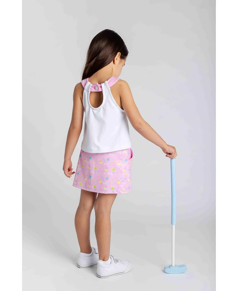 Florence Eiseman Big Girl Top And Skort Set With Golf