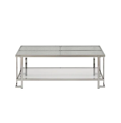 iNSPIRE Q Coffee Table With Textured Glass Top