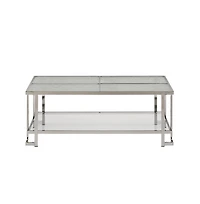 iNSPIRE Q Coffee Table With Textured Glass Top