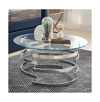 iNSPIRE Q Metal Chop Coffee Table