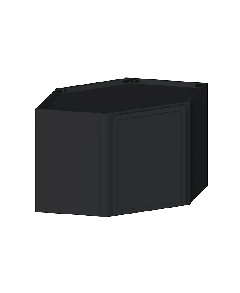 Boyel Living 18 Inch Height Short Corner Wall Cabinets, Ready to Assemble Kitchen Cabinet with Solid Wood Frame, Soft-Close Slides and Hinge