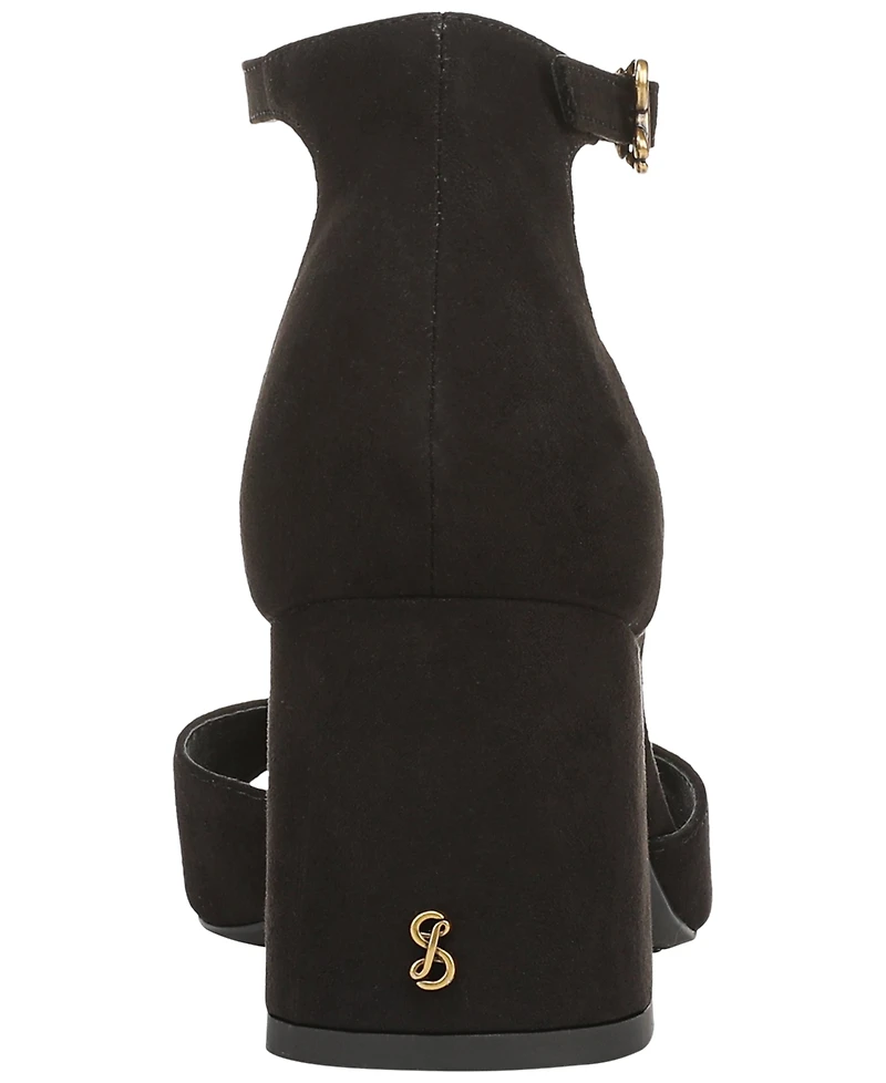Sam and Libby Women's Leanne Block Heel Dress Sandals