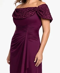 B&A By Betsy and Adam Plus Sleeveless Ball Gown