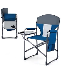 Sugift Folding Camping Chair with Cup Holder and Storage Pocket