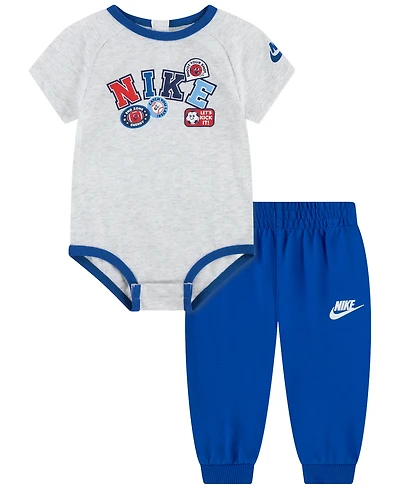 Nike Baby Boys' Short-Sleeve Bodysuit and Pants, 2-Piece Set