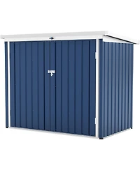 gaomon Spacious Weather-Double Front Doors and Top Opening - Secure and Durable Waste Bin Enclosure