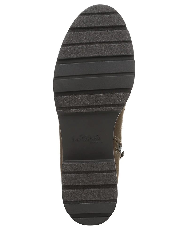 LifeStride Women's Leila Chukka Almond Toe Short Boots