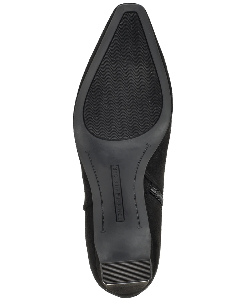Tommy Hilfiger Women's Eddey Mid Height Block Heel Dress Booties