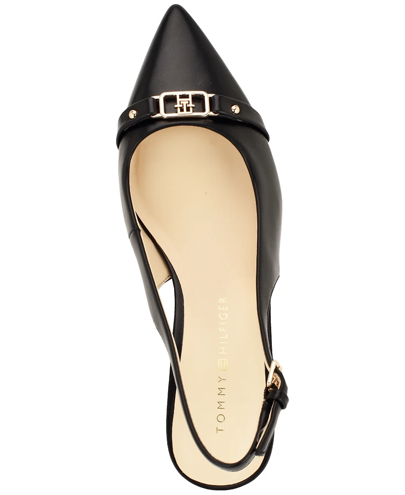 Tommy Hilfiger Women's Totale Kitten Heel Slingback Dress Pumps