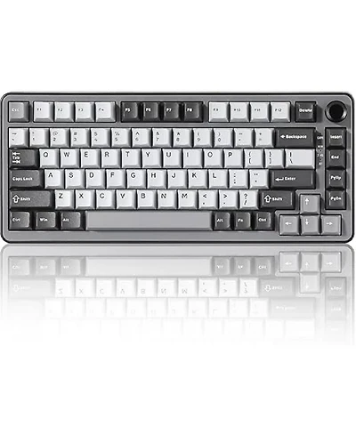 Lamicall B75 Pro 75% Knob Tri-Mode Hot Swap Pre-lubed Gaming Keyboard