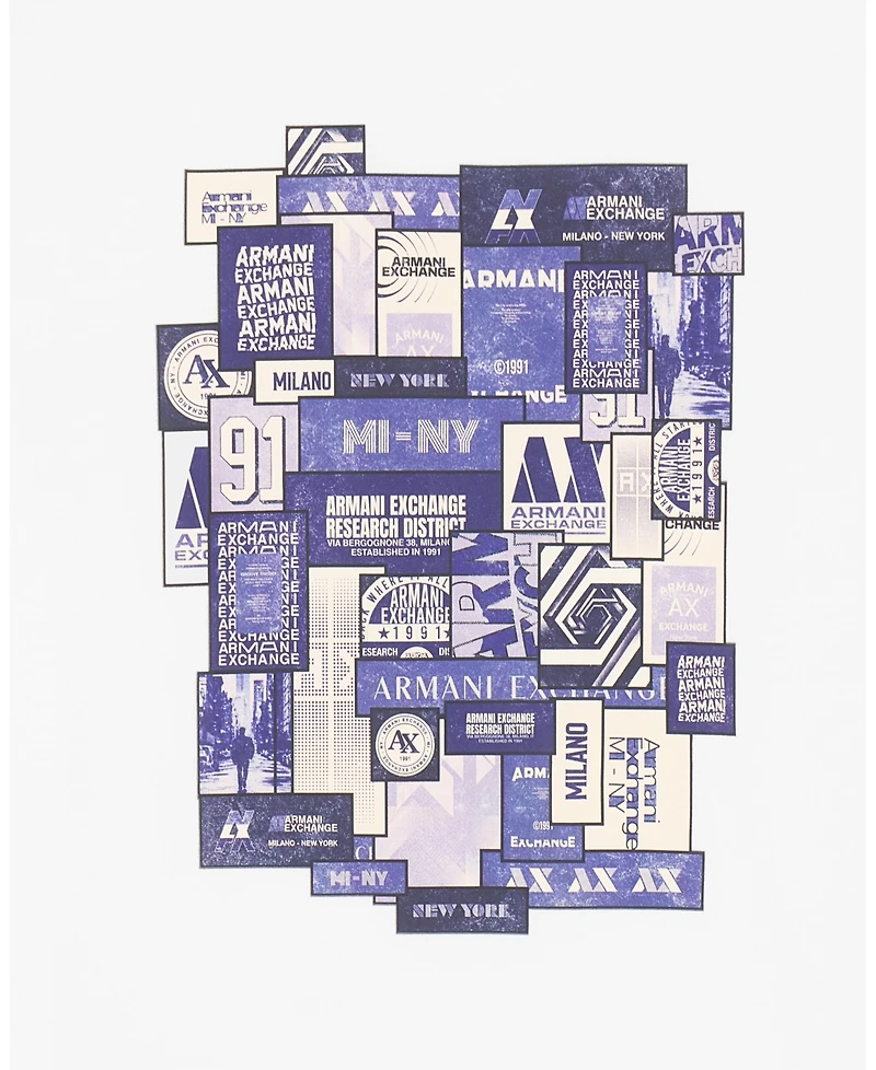 A|X Armani Exchange Men's Collage Box T-Shirt