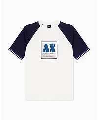 A|X Armani Exchange Men's Color Block Box Logo T-Shirt