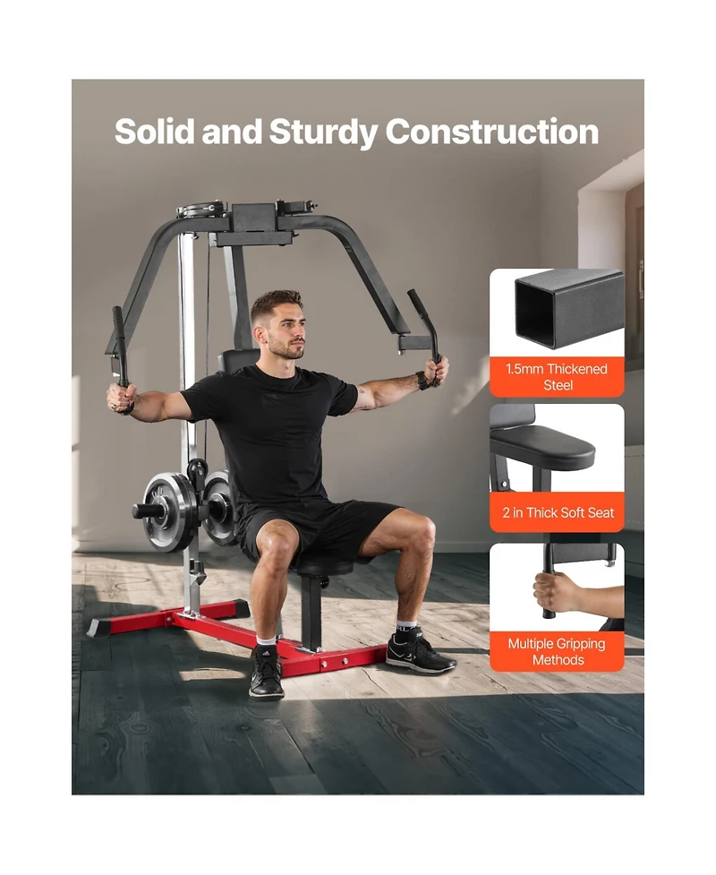 Vevor Chest Fly Machine Adjustable Fly and Reverse Delt Machine Upper Body Workouts