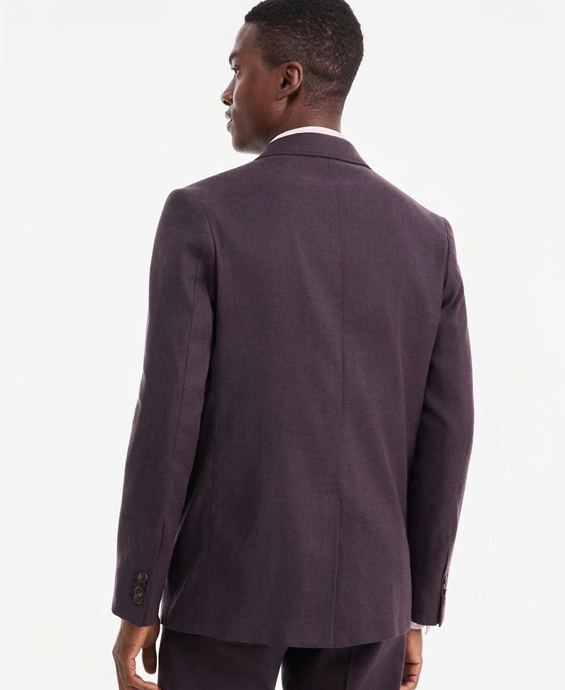 Alfani Men's Linen-Blend Tech Two-Button Blazer, Macy's Exclusive - Delavay