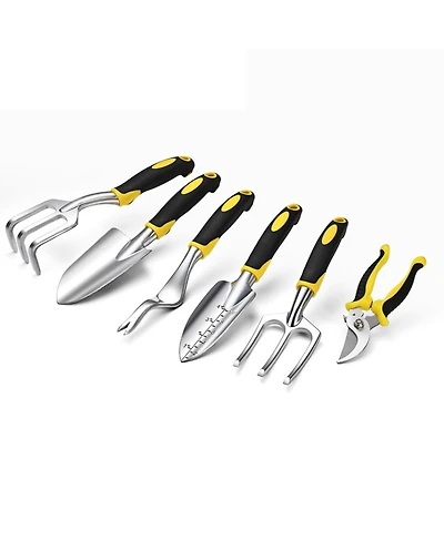 Xdovet Garden Tool Set Shovel Trowel Rake Weeder Shear