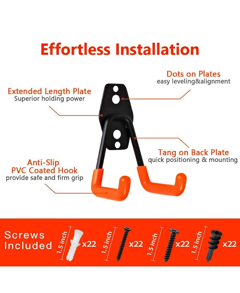 Xdovet Wall Storhanger Extension Cord Straps Tool Holder Mount Rack