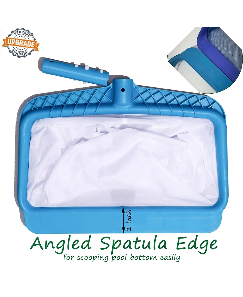 Xdovet Pool Skimmer Net Ultra Fine Mesh Leaf Rake