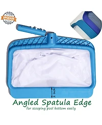 Xdovet Pool Skimmer Net Ultra Fine Mesh Leaf Rake