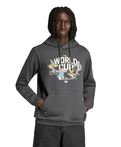 Adidas Men's Gray Fifa World Cup Historic Mascot Hoodie