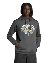 Adidas Men's Gray Fifa World Cup Historic Mascot Hoodie