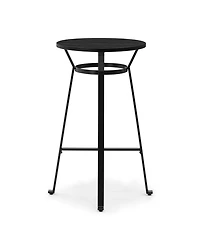 Glitzhome 41.25" Steel Round Bar Table