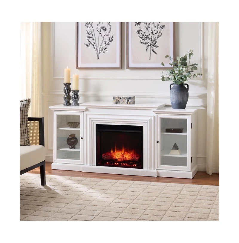 Augusta Home Lincoln 4 Shelf Electic Fireplace
