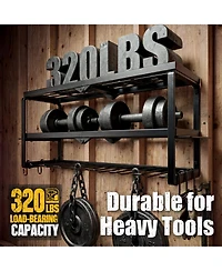 Xdovet Power Tool Organizer Wall Mounted Drill Rack Charging Station Great Father's Day Gift for Men