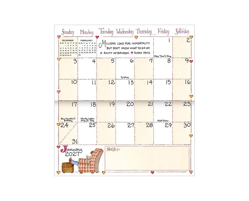 Tf Publishing Paper Goods 2027-2028 Susan Branch Small Monthly Pocket Planner