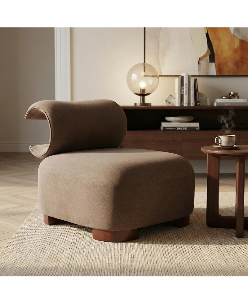 Streamdale Furniture Polyester Accent Chair - Pet-Friendly 330 lbs Capacity