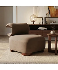 Streamdale Furniture Polyester Accent Chair - Pet-Friendly 330 lbs Capacity
