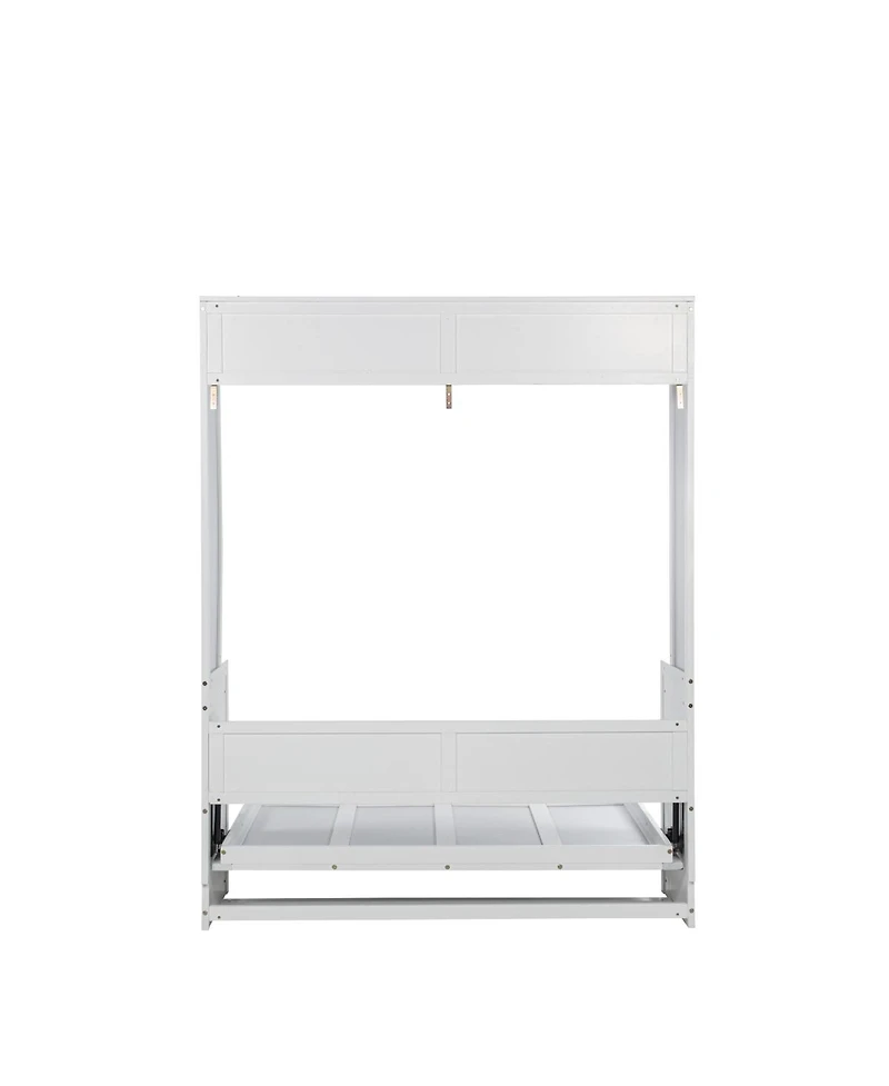 Streamdale Furniture Queen Size Vertical Murphy Bed with Desk