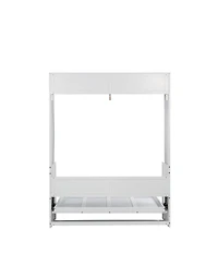Streamdale Furniture Queen Size Vertical Murphy Bed with Desk