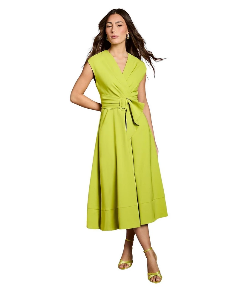 Coast Women's Belted Crepe Dress