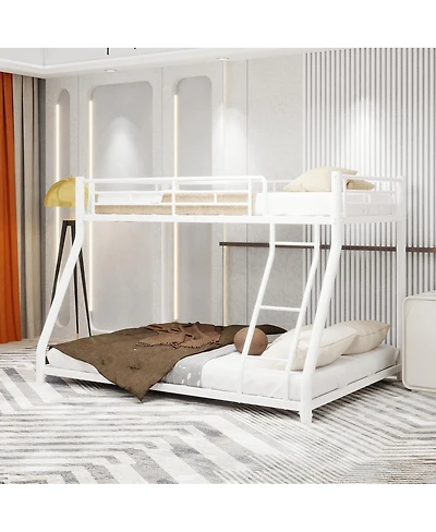 Streamdale Furniture Metal Over Full Bunk Bed - Durable Space-Saving