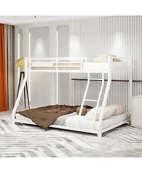 Streamdale Furniture Metal Over Full Bunk Bed - Durable Space-Saving