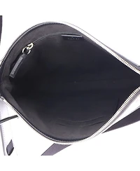 Pre-Owned Gucci Medium Front Zip Messenger Caleido Gg Coated Canvas