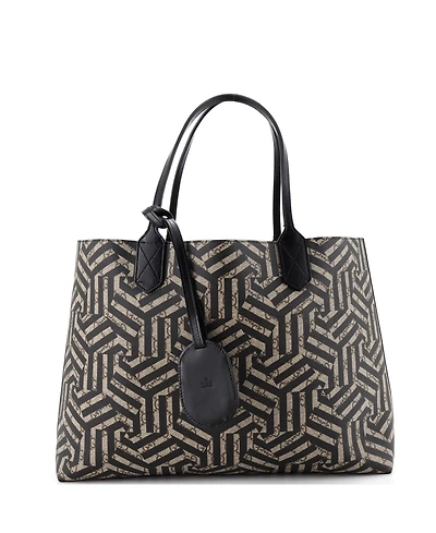 Pre-Owned Gucci Medium Reversible Tote Caleido Gg Print Leather