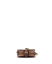 Pre-Owned Gucci Small Buckle Messenger Bag Jumbo Gg Canvas