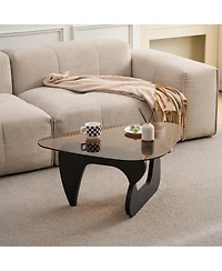 Streamdale Furniture Mid-Century Modern Farmhouse Wood Coffee Table