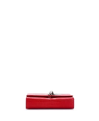 Pre-Owned Saint Laurent Medium Classic Monogram Tassel Crossbody Bag Embossed Leather