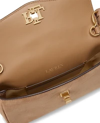 Lauren Ralph Scarf Trim Crossbody Handbag