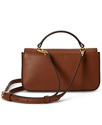 Lauren Ralph Lauren Marcy Small Smooth Leather Crossbody Handbag