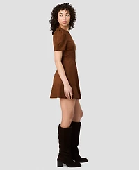 French Connection Women's Jewel Neck Short-Sleeve Dress