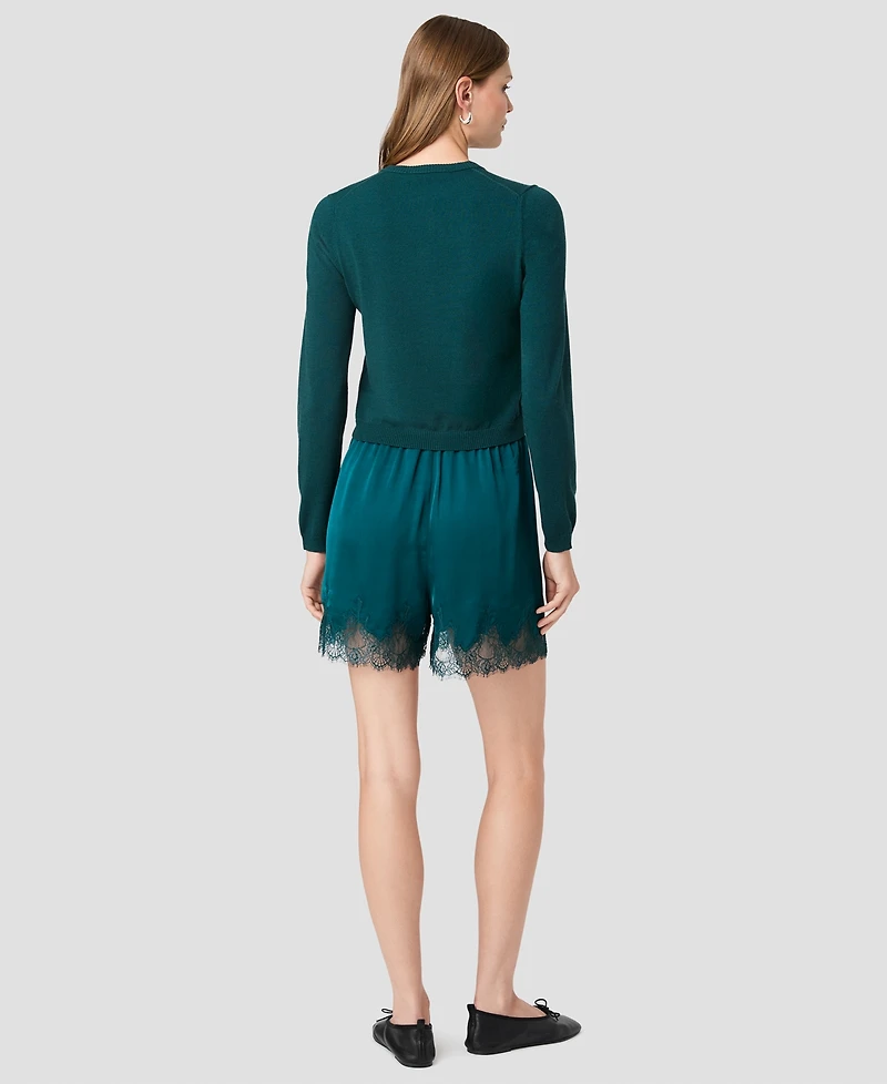 French Connection Women's Crewneck Knit Sweater Top