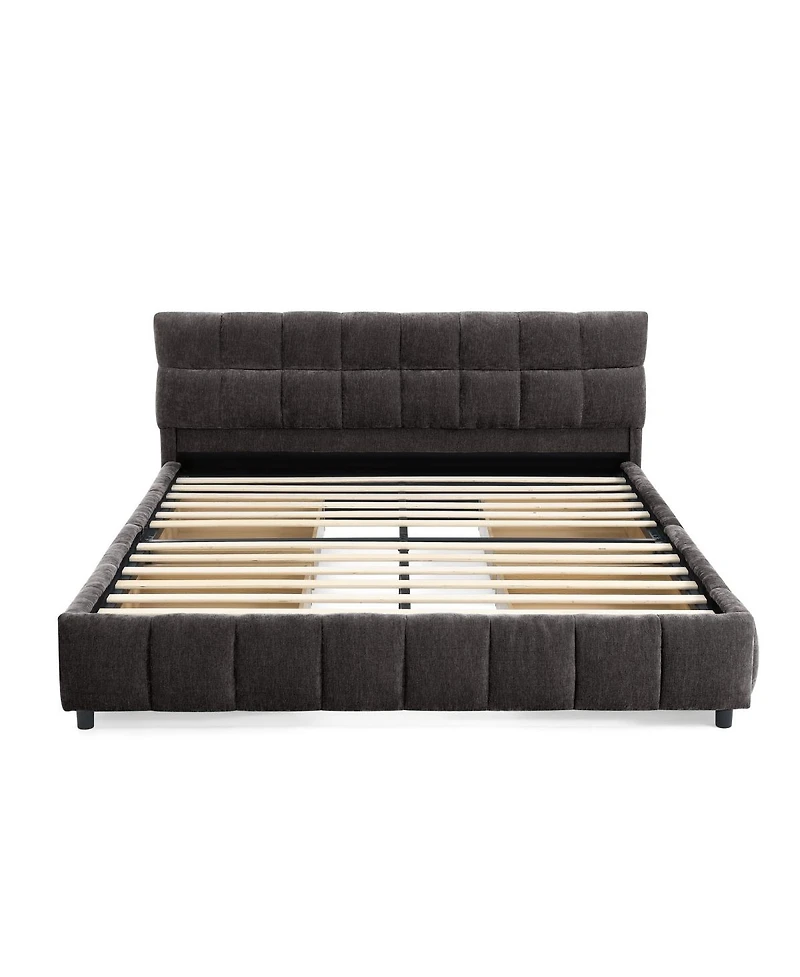 Streamdale Furniture Upholstered Storage Bed with Headboard