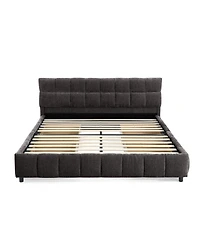 Streamdale Furniture Upholstered Storage Bed with Headboard