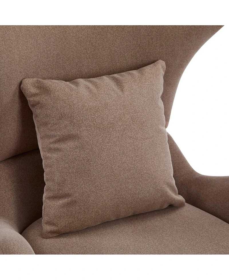 Streamdale Furniture Modern Brown Polyester Accent Chair with Pet/Storage Space