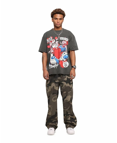 Xxiii Men's Washed Camo Pants