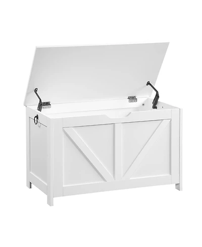 Streamdale Furniture Retro Storage Bench and Toy Box Organizer with 2 Hinges