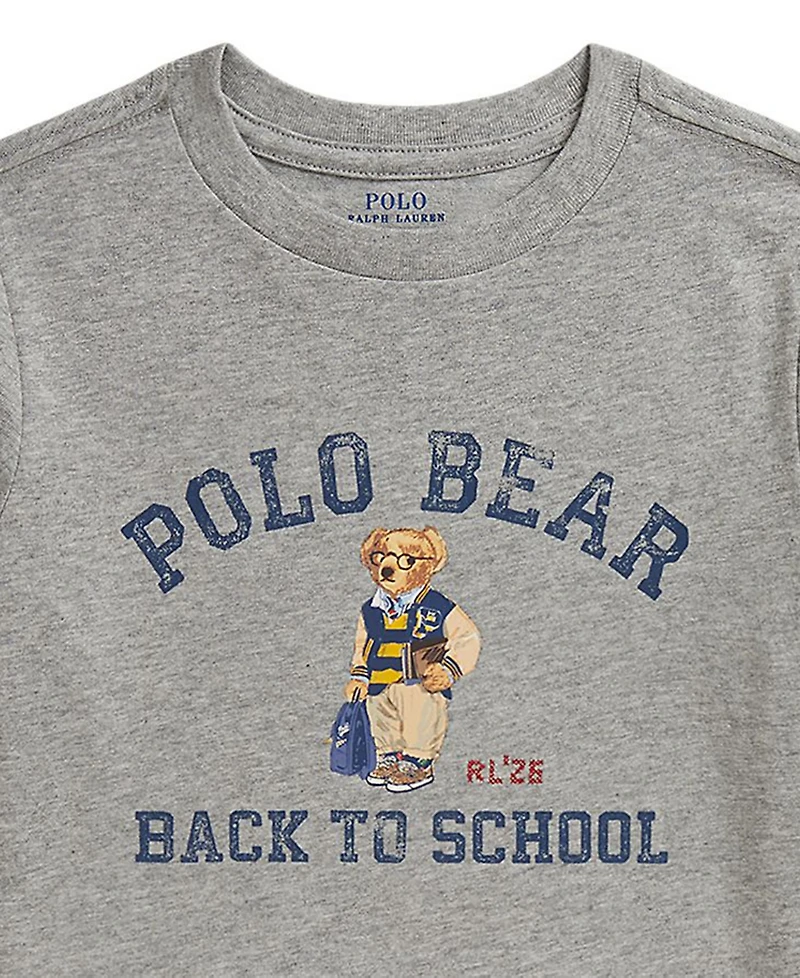 Polo Ralph Lauren Boys' 2T-7 Bear Cotton Jersey T-Shirt